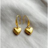 Ørehænger Love Heart Guld