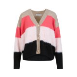 Colorblock Furry Knit