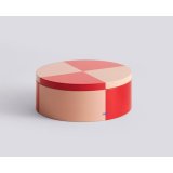 Tin Container Round Red