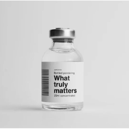 What truly matters - Bottled pondering