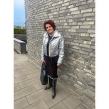 Silver Quilted Jacket