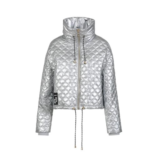 Silver Quilted Jacket