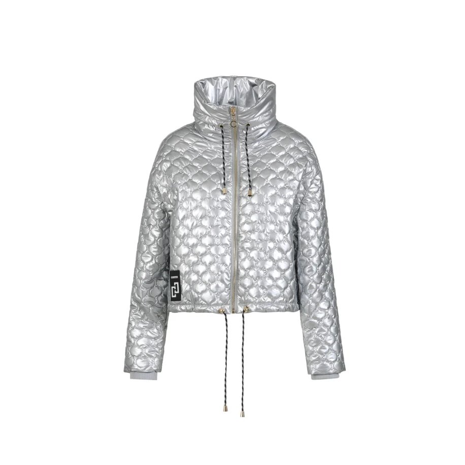 Silver Quilted Jacket