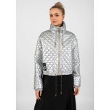 Silver Quilted Jacket